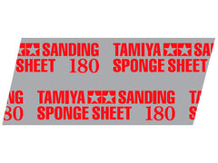 Tamiya Sanding Sponge Sheet #180 (114 x 140mm, 5mm thick) (1 sheet)