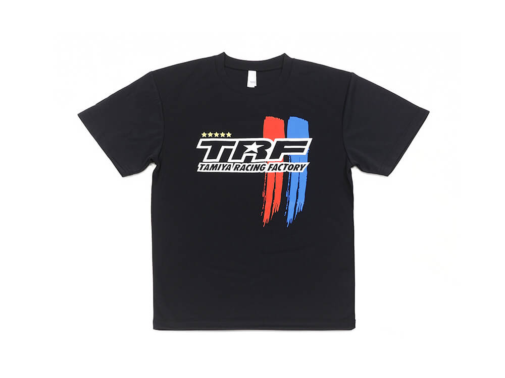 Tamiya TRF Quick-Dry T-Shirt Black L (Polyester)