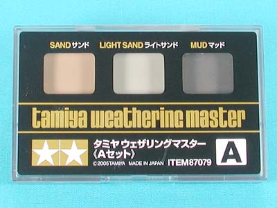 Tamiya Weathering Master A Set (Sand/Light Sand/Mud)