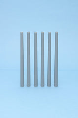 4.0-6.0mm Plastic Tapered Round Bar Gray (4.0 to 6.0mm diameter x 100mm long) (6 pieces)